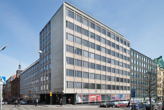 20140428 . Rakennusvirasto, Kasarmikatu 21. Arkkitehti Lauri Pajamies, 1961. City-inventointi.